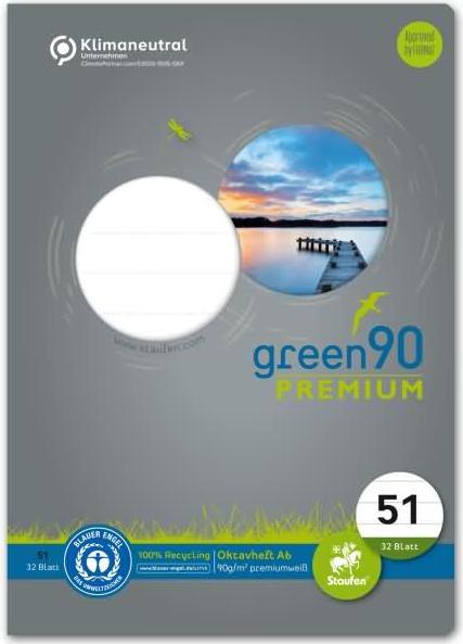 Produktbild Staufen Oktavheft LIN51 A6 32 Blatt 7mm liniert (A6, Liniert, Weicher Einband)