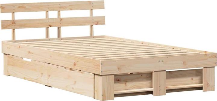 Actual product image vidaXL Holzbett (140 x 200 cm)