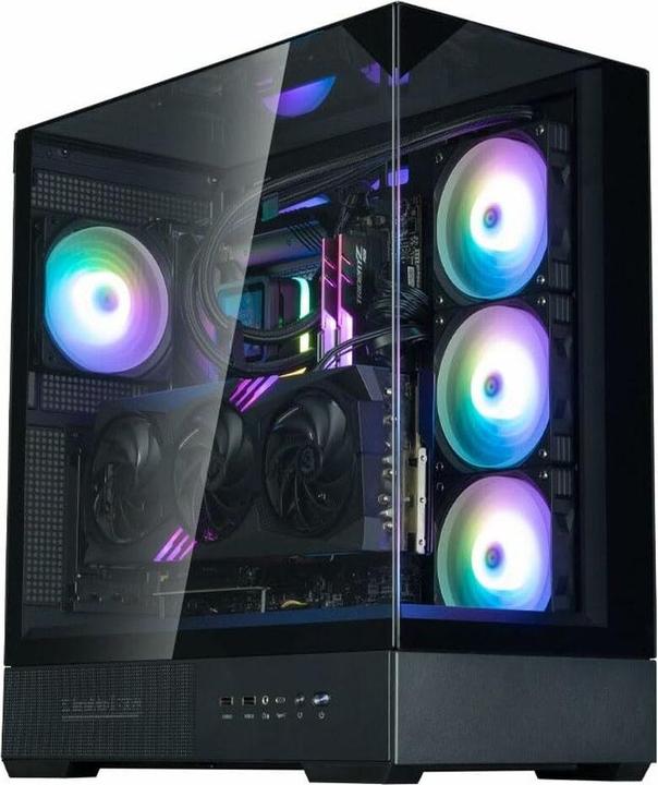 Immagine prodotto Zalman Boitier Moyen Tour ATX P40 Prism RGB avec panneaux vitrés (Noir) (Mini-ITX, ATX)