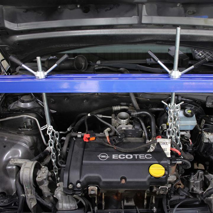 Produktbild Wiltec 500kg Motorbrücke Kotflügeltraverse Motor Motorhalter Motorheber