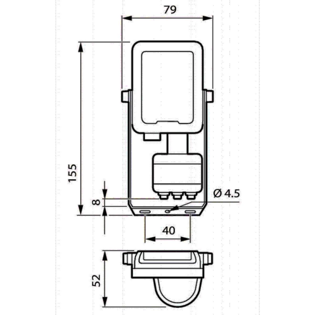 Thumbnail - Philips, Fassadenbeleuchtung, Scheinwerfer BVP164 LED12/840 PSU 10W SWB MDU CE (1200 lm, IP65)