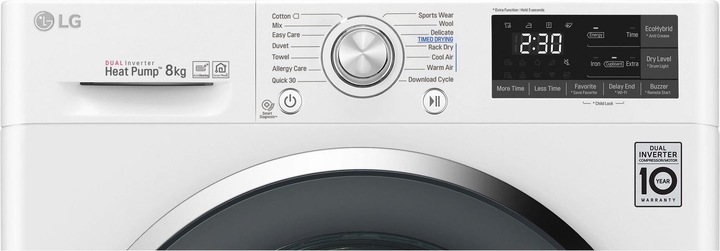 Image du produit LG Séchoir RT8DIH2 (8 kg, Droite, Gauche)