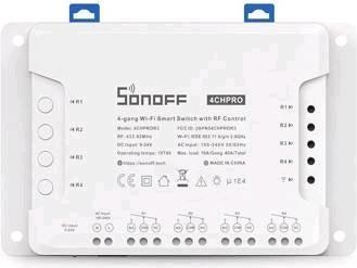 Actual product image Sonoff 4CHR3 (Switch actuator)