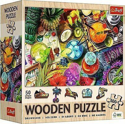 Produktbild Trefl Holz Puzzle 500+1 - Bunte Cocktails (501 Teile)