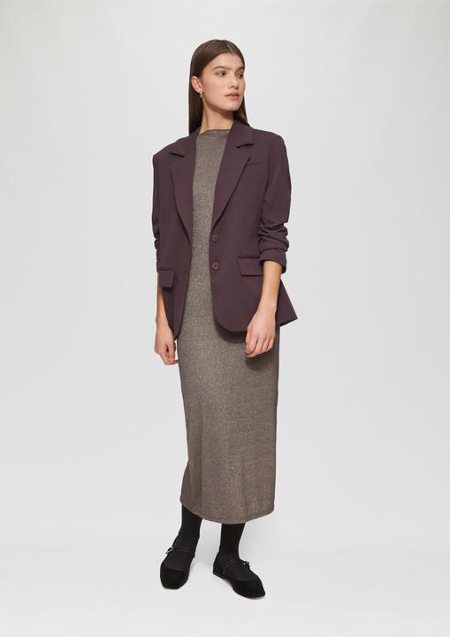 Image du produit S.Oliver Kleid Schmales Rippkleid mit Glitzereffekt (S)