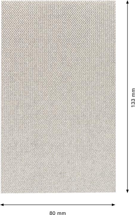 Image du produit Bosch Professional Zubehör Accessories 2608901631 Filet de ponçage pour ponceuse vibrante Grain 80 (L x l) 133mm x 80mm 50p. (80 Poids)
