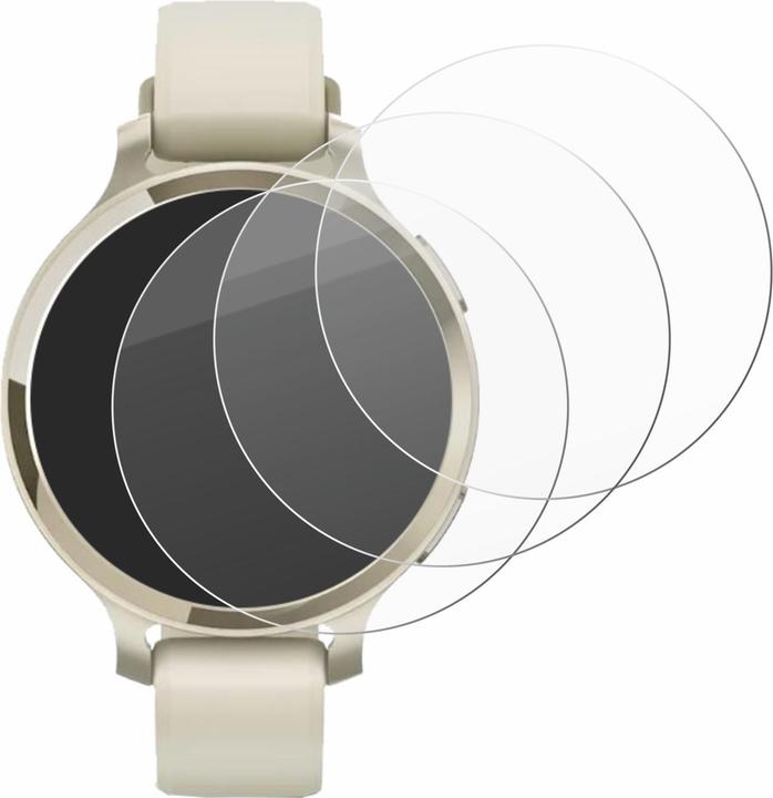 Actual product image Savvies 3x Smart Glass - 9H Hybrid Glass Screen Protector for Garmin Lily 2 Active