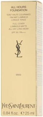 Productafbeelding Yves Saint Laurent ALL HOURS FOUNDATION encre de peau #MW9 25 ml (Nr. 09 - Medium Warm)
