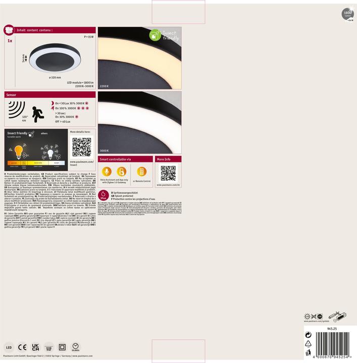 Produktbild Paulmann Circula (1800 lm, IP44)