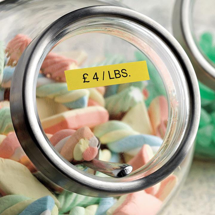 Produktbild Dymo S0720790 Standardband (0.60 cm, Gelb)