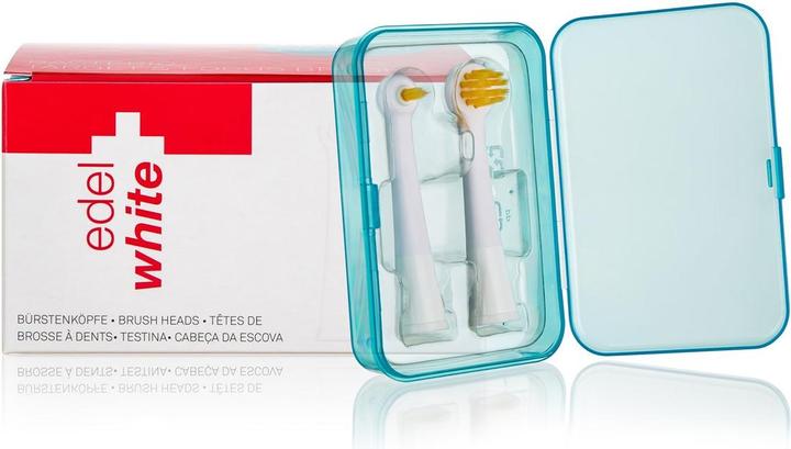Produktbild Edel + White Bacterio Target&Focus Sonic Ersatzbürstenköpfe (2 x)
