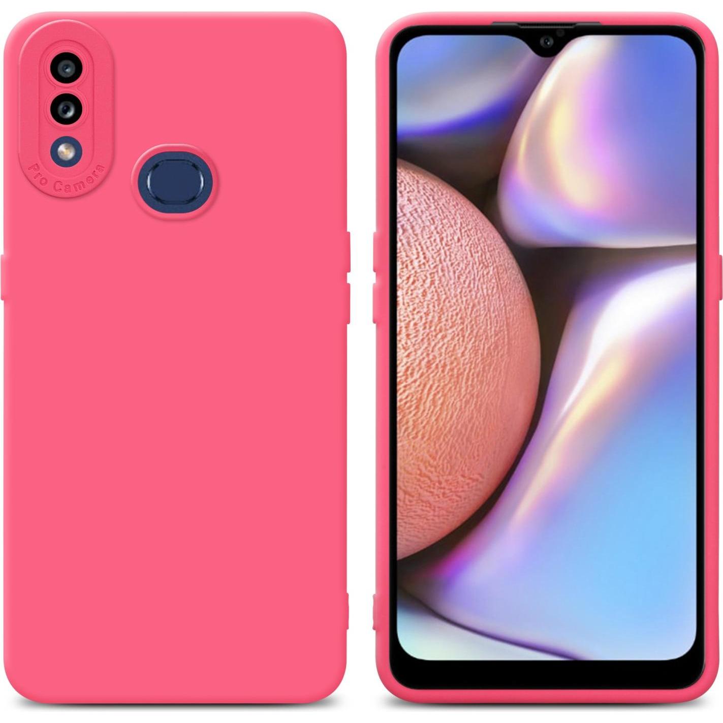 Cadorabo Hülle für Samsung Galaxy A10s / M01s im TPU Fluid LM162 Style (Samsung Galaxy A10s), Smartphone Hülle, Rot