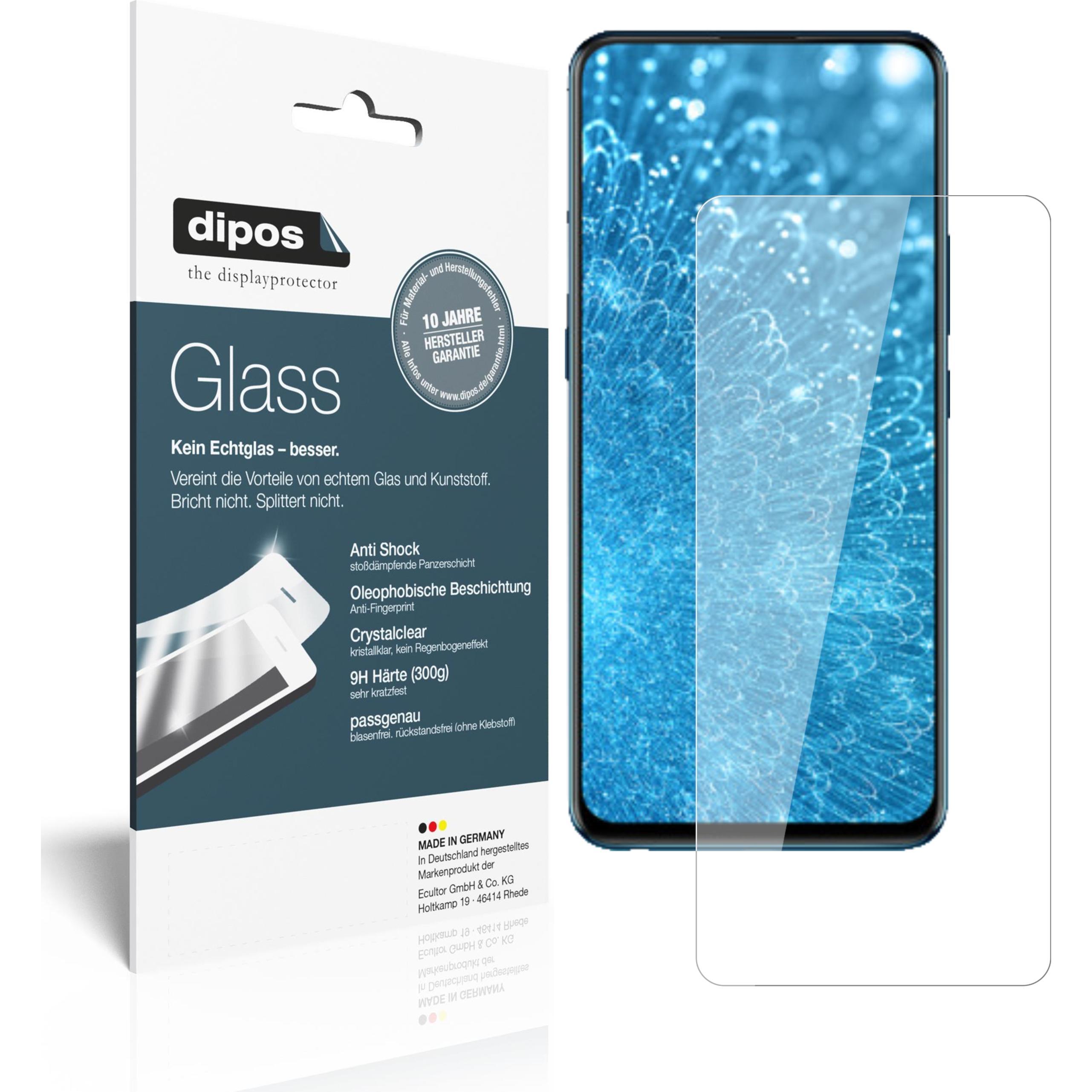Dipos Displayschutz Anti-Shock (2 Stück, Vivo V15), Smartphone Schutzfolie, Transparent