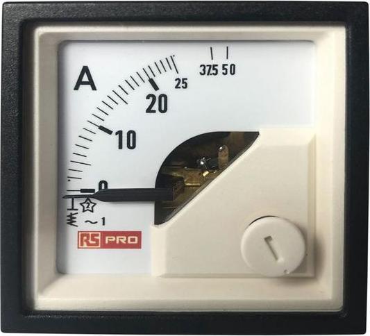 Image du produit RS PRO Ampèremètre analogique de panneau V c.a., E
