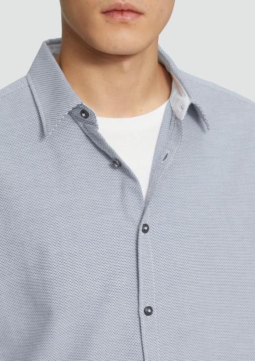 Produktbild S.Oliver Hemd Regular Fit: Baumwollhemd mit Strukturmuster (XL)