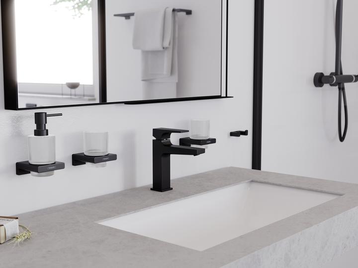 Image du produit hansgrohe Distributeur de lotion AddStoris (noir mat)