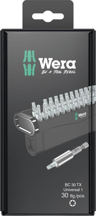 Actual product image Wera Bit-Check 30 TX Universal 1 SB