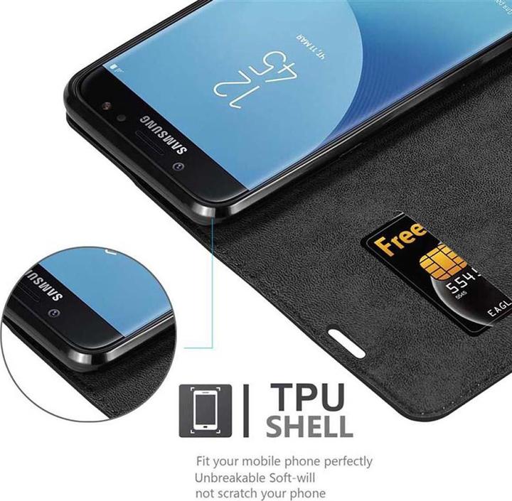 Produktbild Cadorabo Book Invisible Magnet Cover (Samsung Galaxy J7 2018)