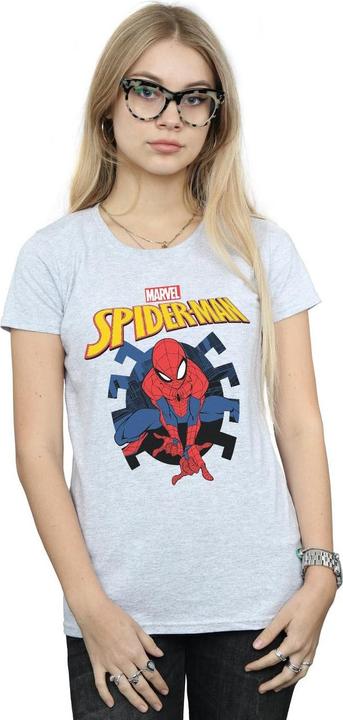 Produktbild SpiderMan Web Shooting Emblem Logo TShirt (S)