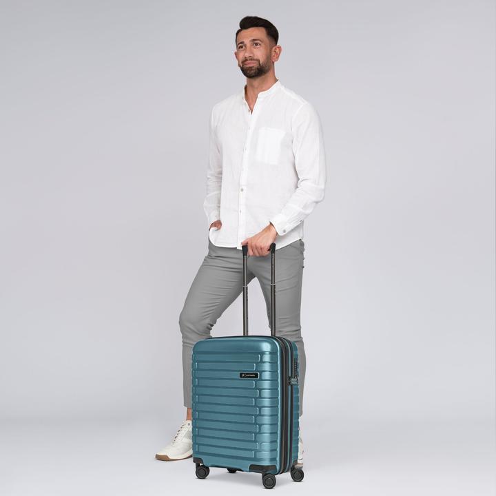 Image du produit Pactastic Collection 04 THE CABIN + 4 roues trolley cabine S 55 cm avec soufflet extensible (40 l)