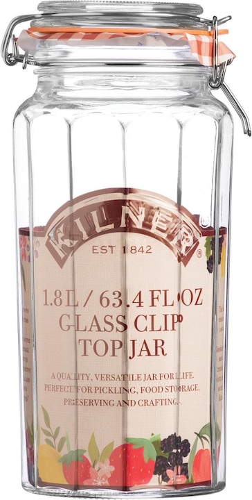 Kilner Facets cambered glass (1 pcs., 1.80 l)