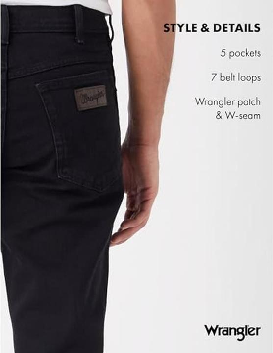 Immagine prodotto Wrangler Texas Stretch Jeans nero sovratinto (W34/L36)
