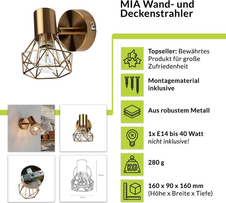 Immagine prodotto Licht-Erlebnisse Riflettori puntati su Mia (E14)