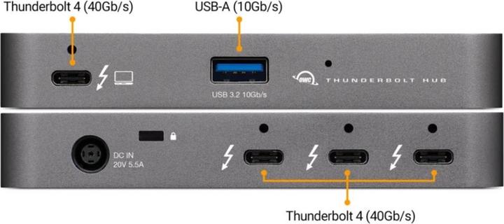 Actual product image OWC Thunderbolt 4 Hub (Thunderbolt, 1 Ports)
