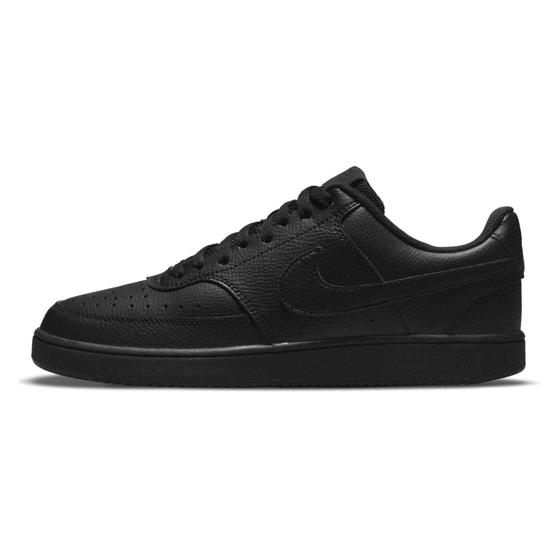Nike, Mannen, Sneakers, Rechtbankvisie Laag, Zwart, (45)