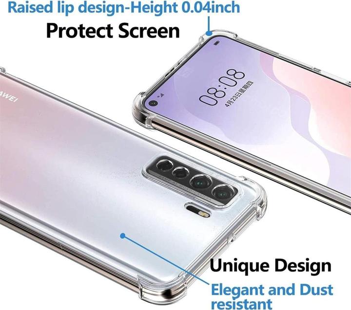 Actual product image Screenguard Huawei P40 Lite 5G Case Crystal Soft Airbag Bumper (Huawei P40 Lite 5G)