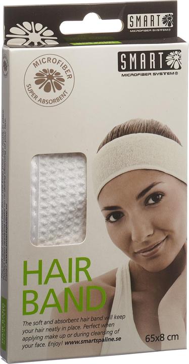Immagine prodotto Smart Microfiber System Fascia per capelli bianca (Elastico per capelli)