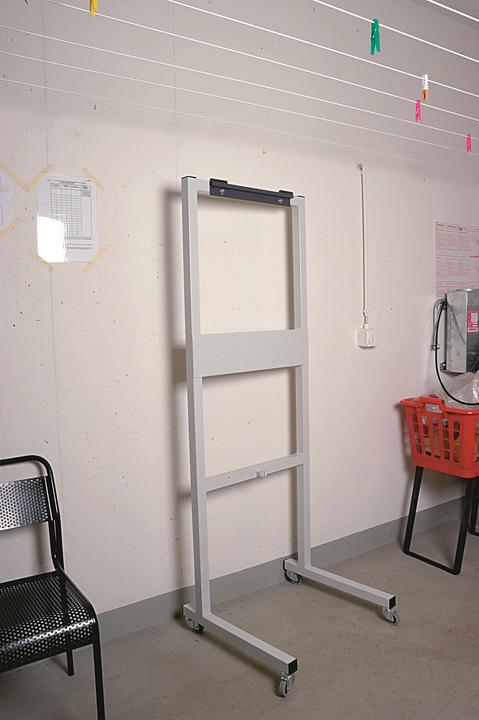 Actual product image Roth-Kippe Mobile stand grey with sturdy castors