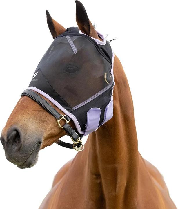 Actual product image Hy Equestrian Mesh Horse Fly Half Mask
