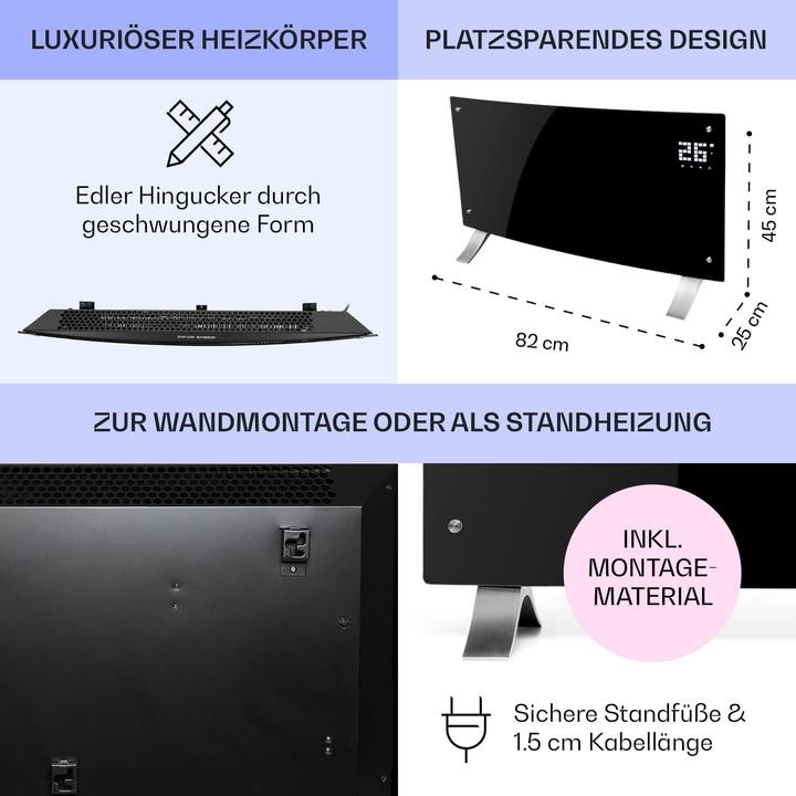 Produktbild Klarstein Elektroheizung, Classic - 2000 Watt (2000 W)