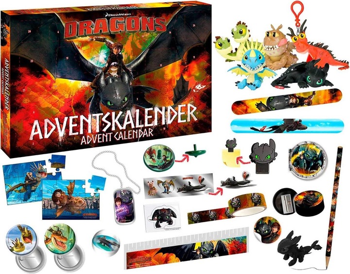 Produktbild Craze Adventskalender Dragons