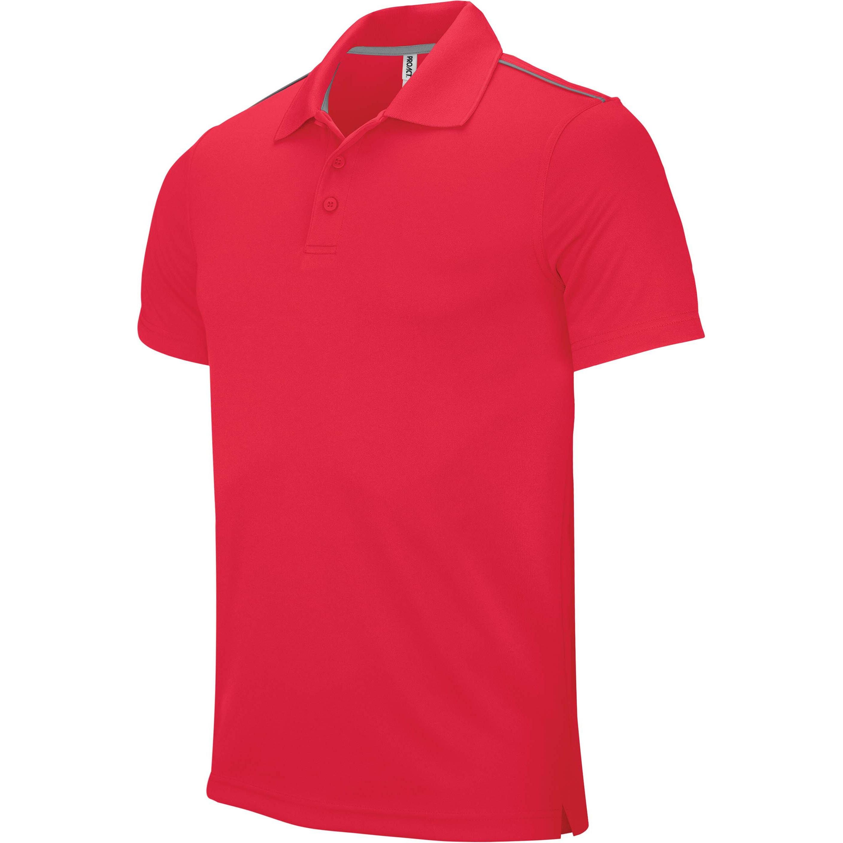 Proact, Herren, Shirt, Kurzärmeliges Polo-Shirt, Rosa, (L)