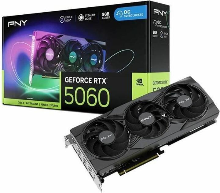 Produktbild PNY GeForce RTX 5060 Epic-X RGB Overclocked Triple Fan (8 GB)