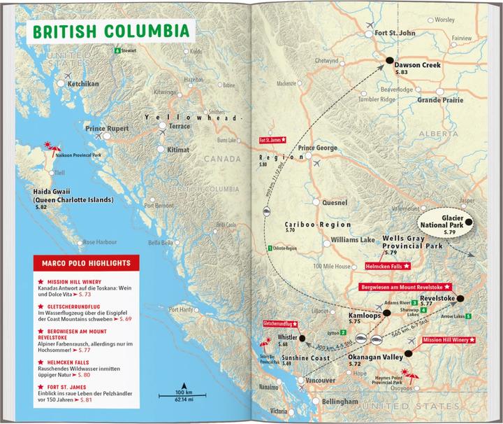 Produktbild Reiseführer Kanada West, Rocky Mountains, Vancouver (Deutsch, Karl Teuschl, 2023)