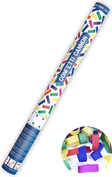 Actual product image Partydeco Confetti Cannon - 80cm - Paper Strips - Colourful (1 pcs.)