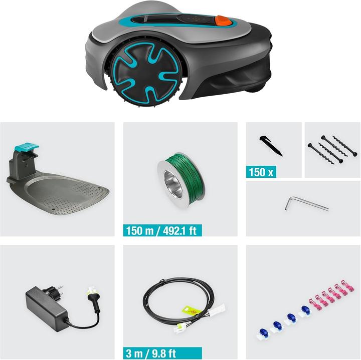 Actual product image Gardena Robotmaaier SILENO minimo (250 m², Without boundary wire)