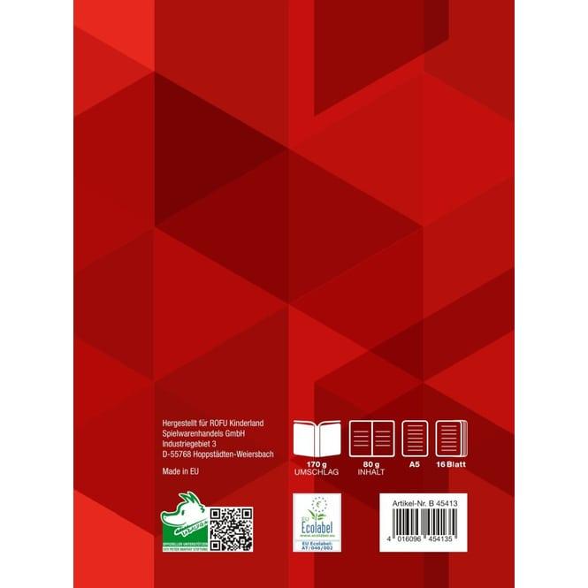 Produktbild MICA College Schulheft - DIN A5 - Lineatur 10 - kariert mit Rand - 16 Blatt (A5, Kariert)