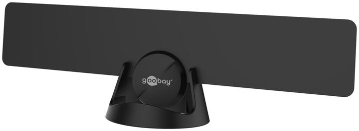 Image du produit Goobay Antenne intérieure ultraplate Full HD DVB-T, filtre LTE/4G inclus, noir (Antenne d'intérieur, 16 dB, DVB-T / -T2)