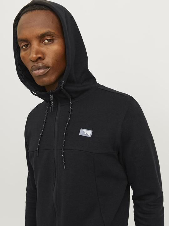 Immagine prodotto Jack & Jones Felpa con cappuccio a collo alto con cerniera (XS)