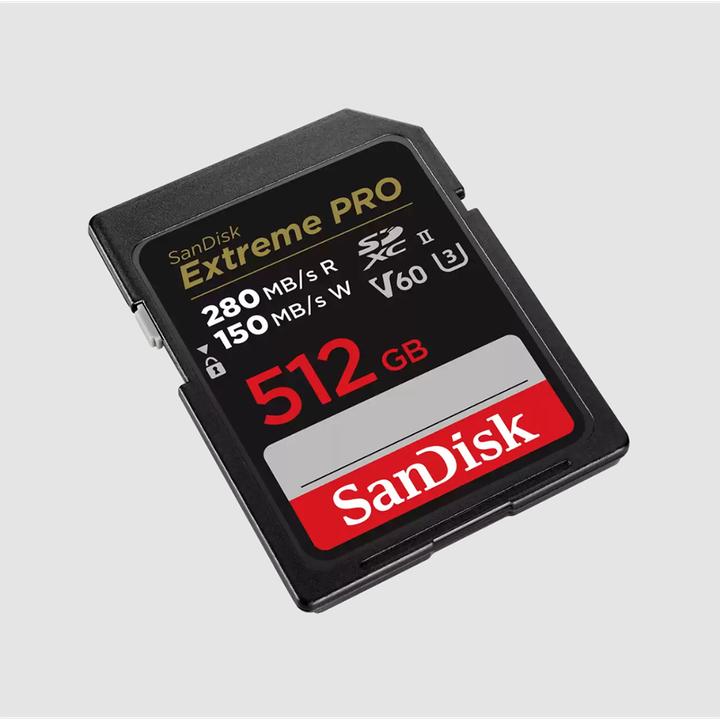 Produktbild SANDISK Extreme PRO UHS-II V60 (512 GB, SDXC, U3, UHS-II)