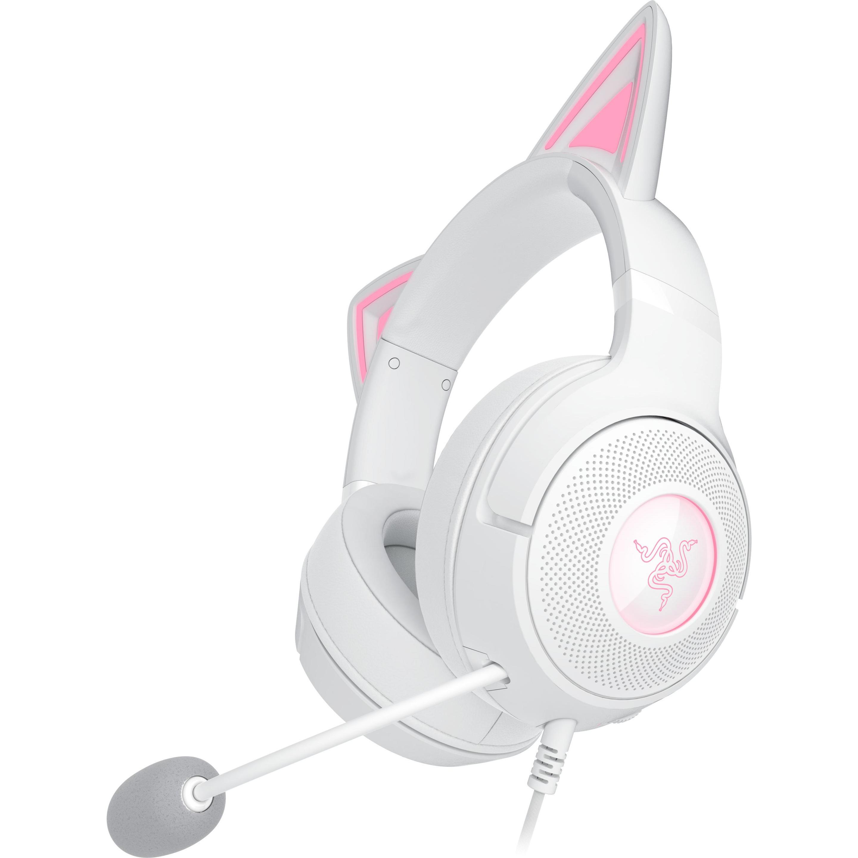 Razer Kraken Kitty V2 - White (Kabelgebunden), Gaming Headset, Weiss