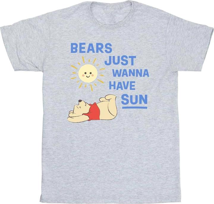 Actual product image Disney Boys Winnie The Pooh Bears Just Wanna Have Sun T-Shirt (128)