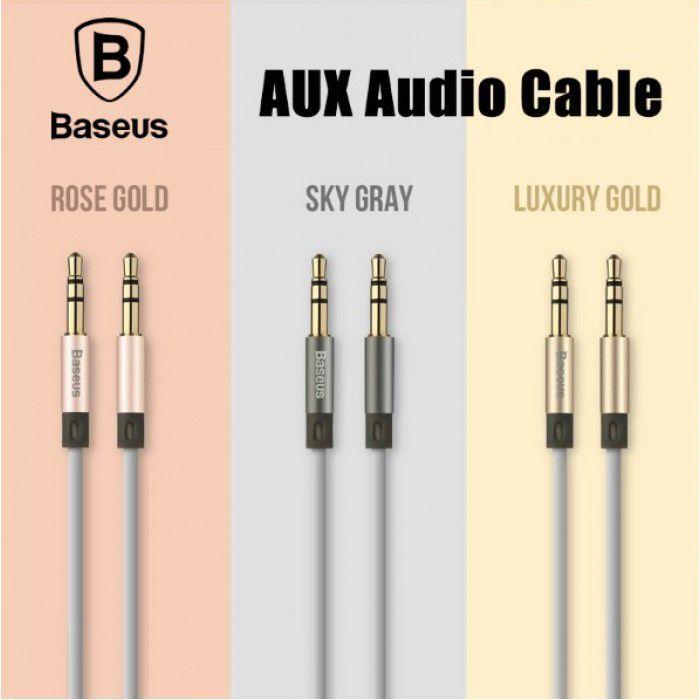 Actual product image Baseus Fluency Series AUX Audio Cable 1.2M WEBASEAUX-LA0R (1.20 m)