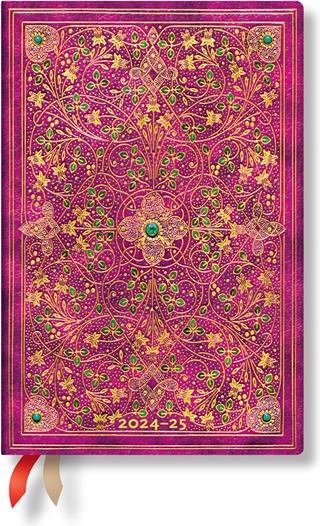 Image du produit Paperblanks PAPERBLAN Agenda Jubilé Diam. Mini 24/25 DFD5413 1W/2S 13M FR HOR HC 9.5x14cm (9,5 x 14 cm, Français)