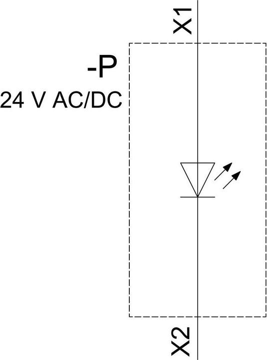 Actual product image Siemens Indicator light, 22mm, white