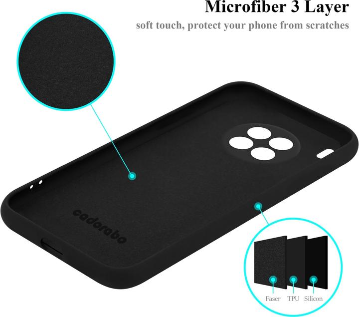 Actual product image Cadorabo TPU Liquid Silicone Case Cover for Honor 50 LITE (Honor 50 Lite)